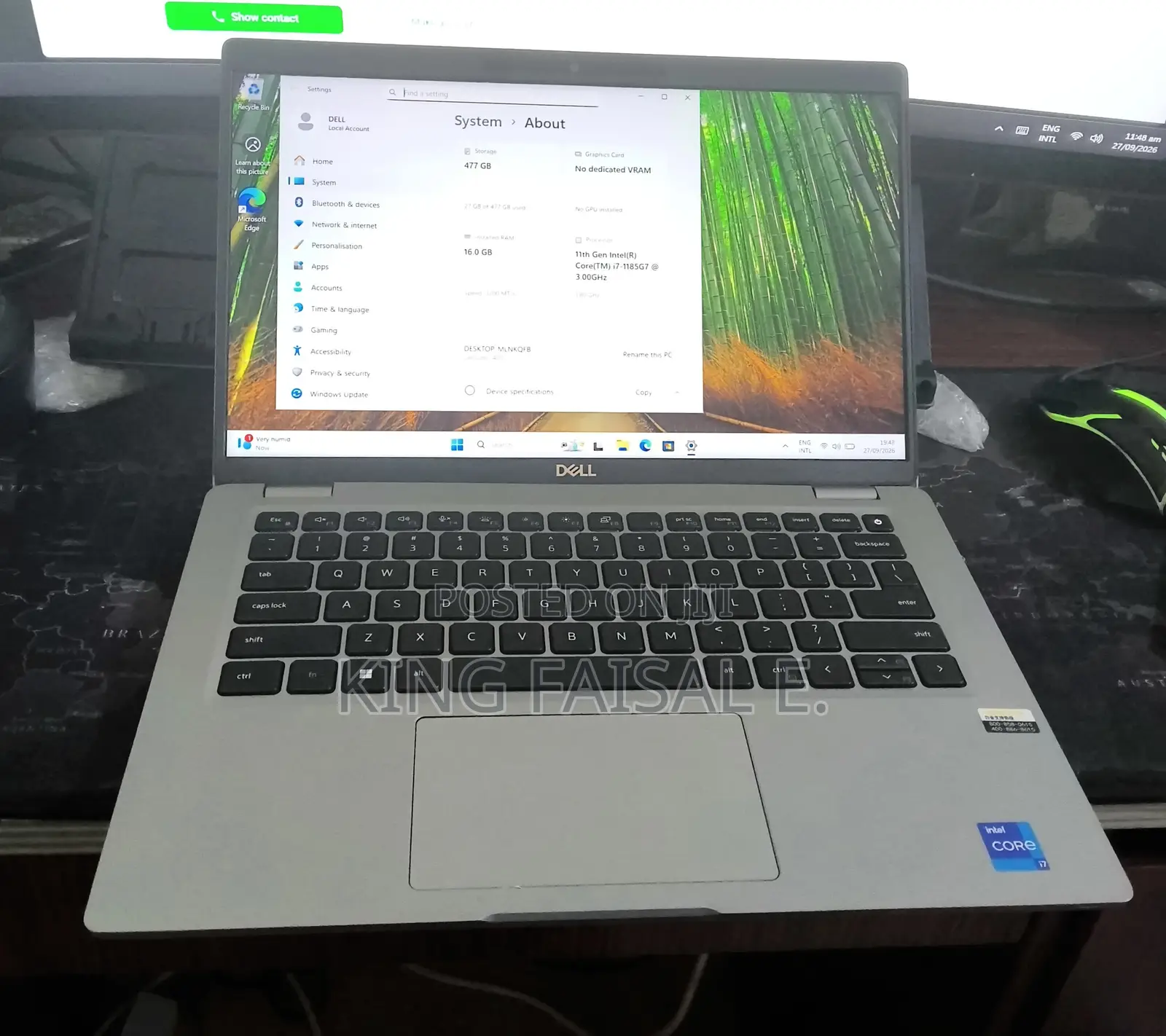 Laptop Dell Latitude 5420 16GB Intel Core i7 SSD 512GB