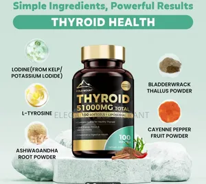 Thyroid Health Sup, Mood, Energy, Digestive Health Balance, Lodine.