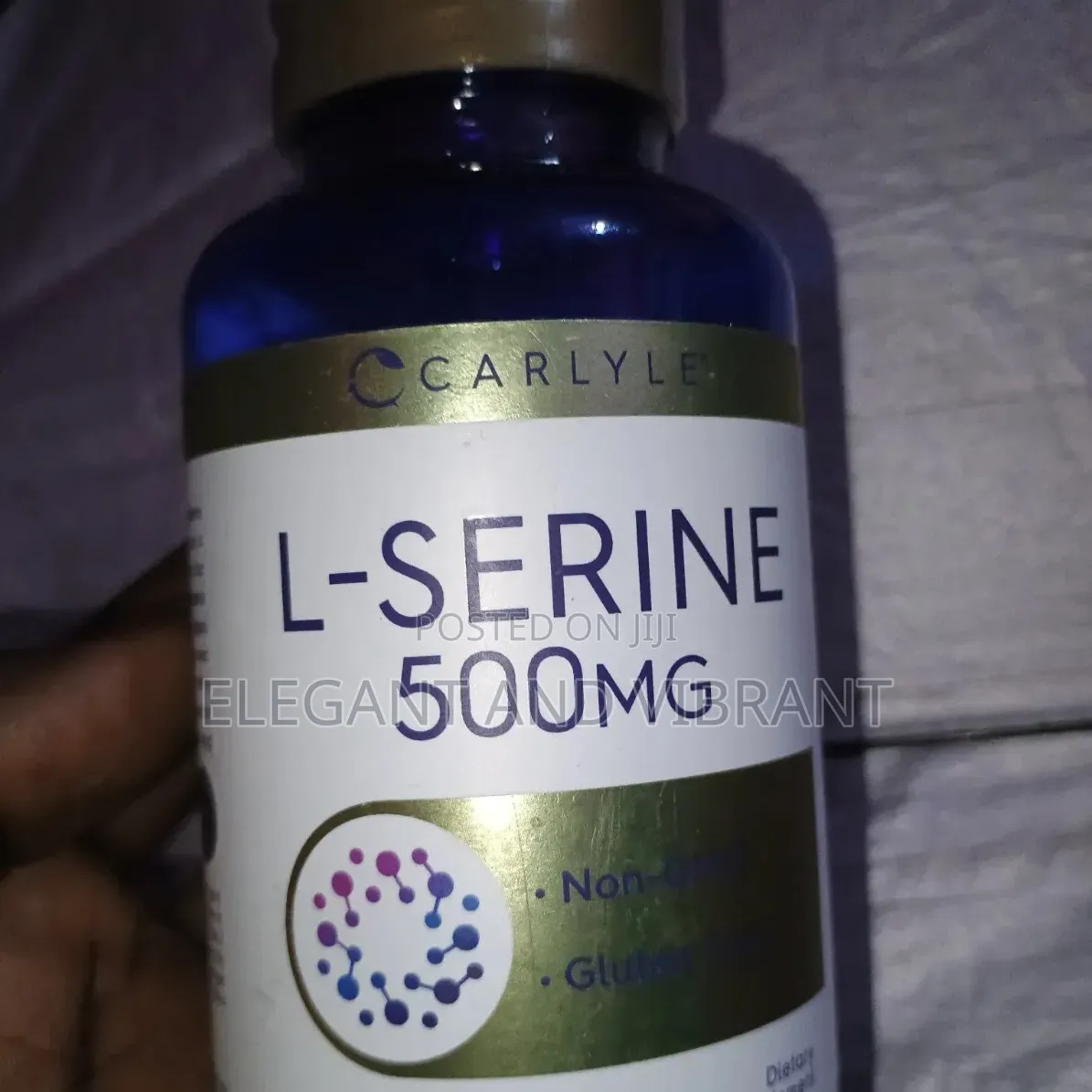 L-Serine Capsules 500 Mg, 120 Count