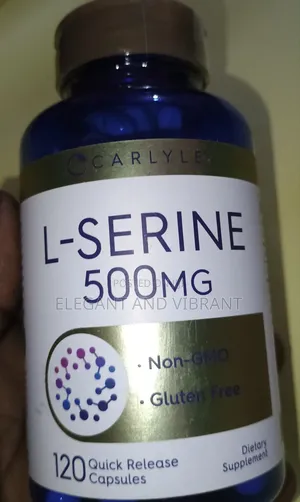 L-Serine Capsules 500 Mg, 120 Count