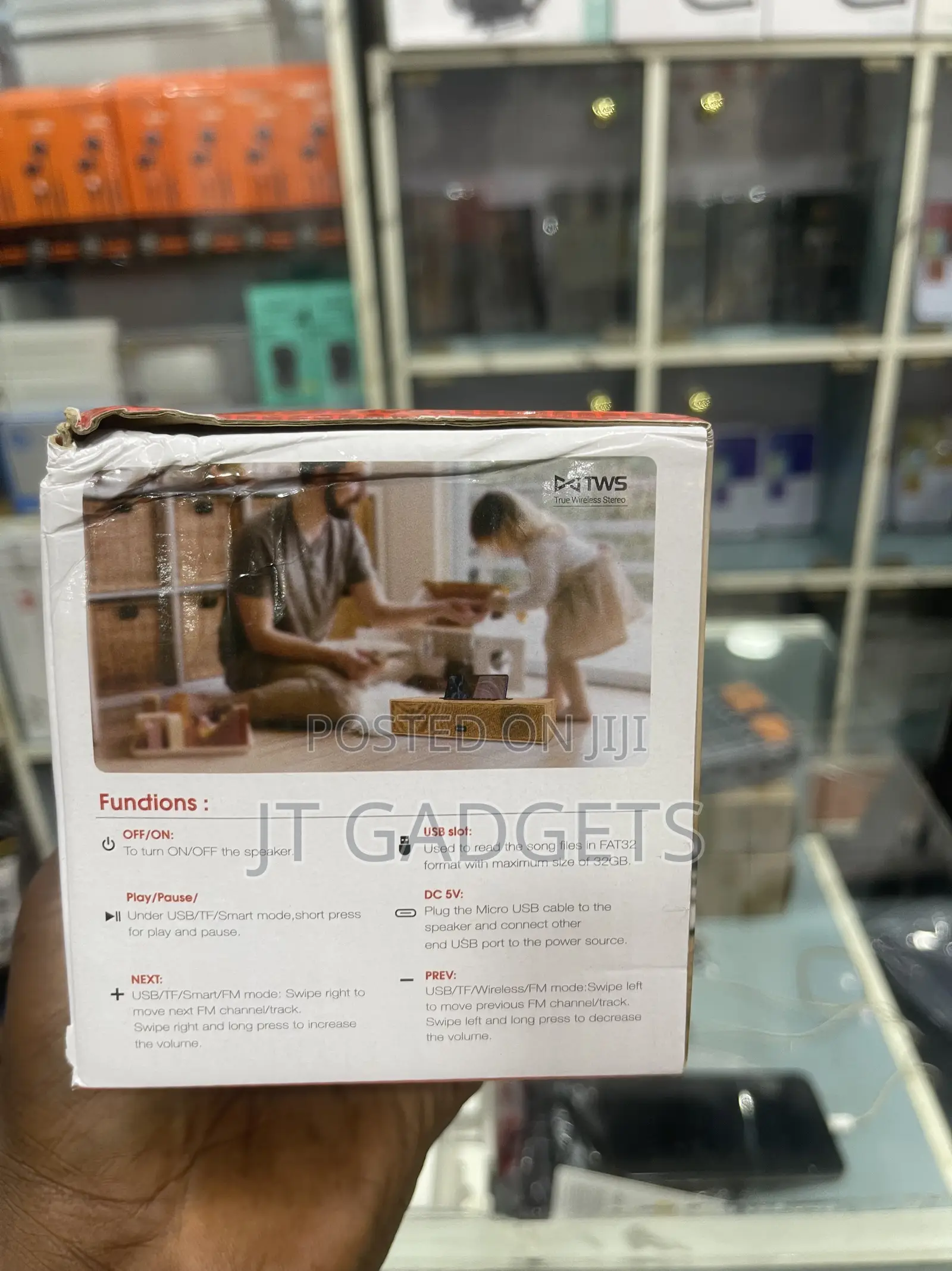KBroad Wooden Wireless Speaker (KTS-1738)