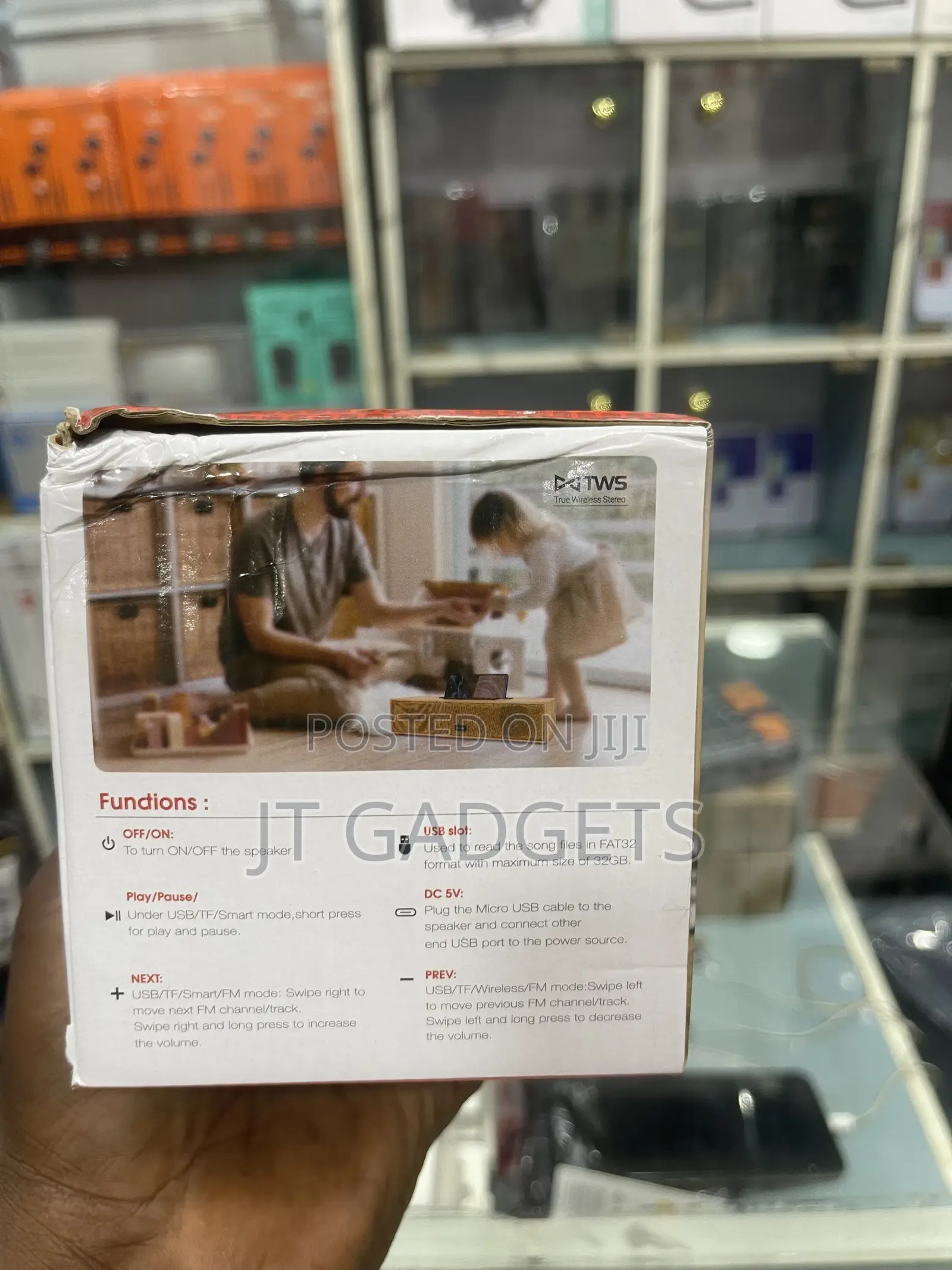 KBroad Wooden Wireless Speaker (KTS-1738)