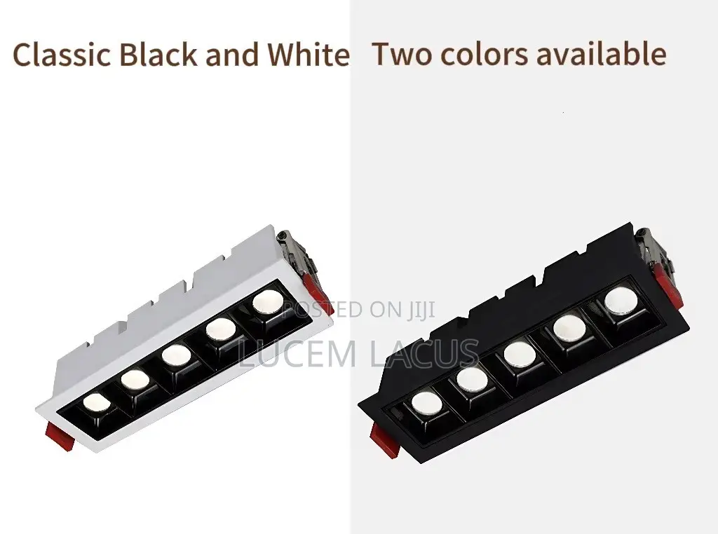 10W Linear Grille Recessed Spotlights
