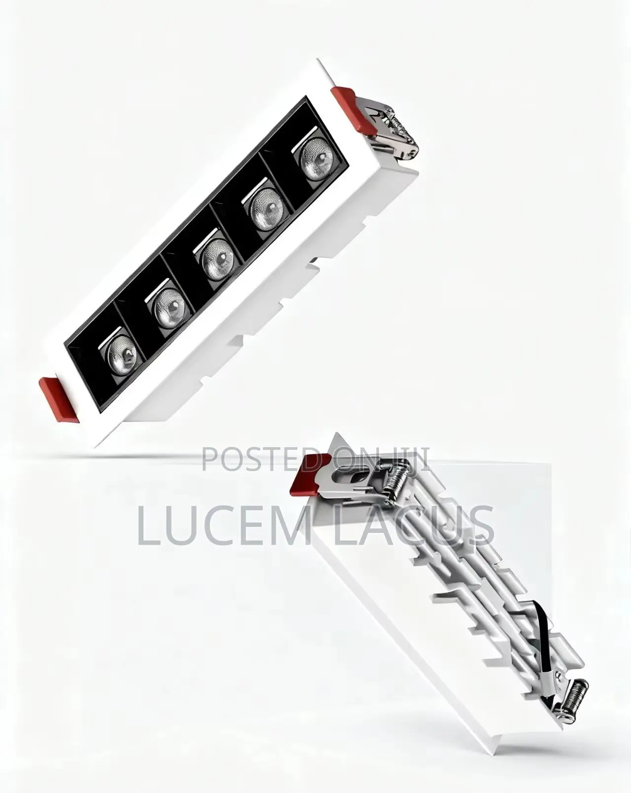 10W Linear Grille Recessed Spotlights