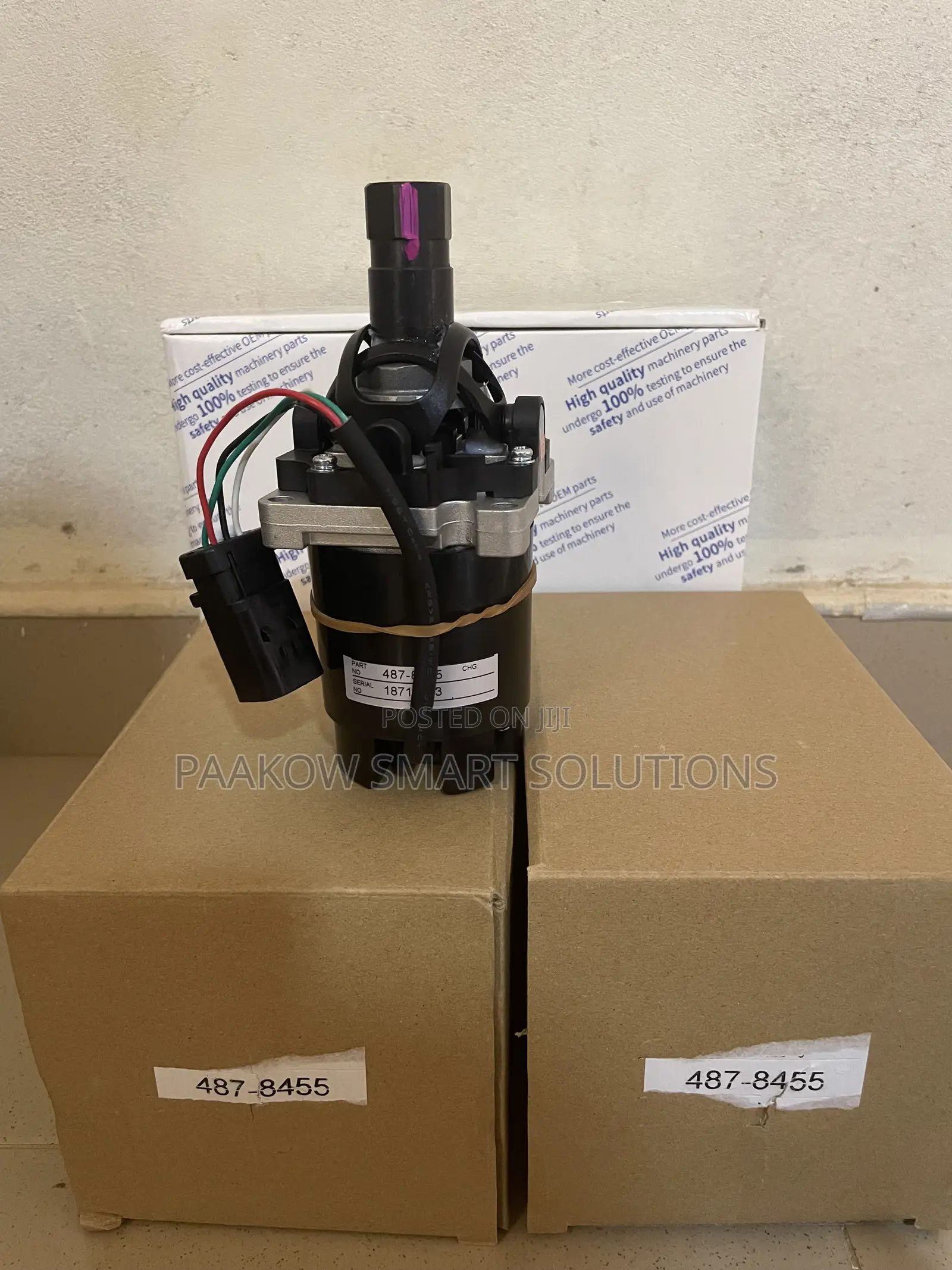 CAT Joystick Control Base: 487-8455