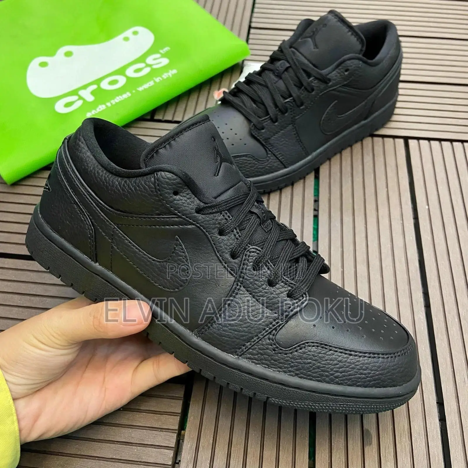 Air Jordan 1 Low Se Craft | Triple Black