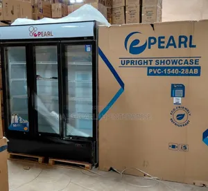 Powerful 1000 Liters Pearl Triple Door Display Showcase Fridge