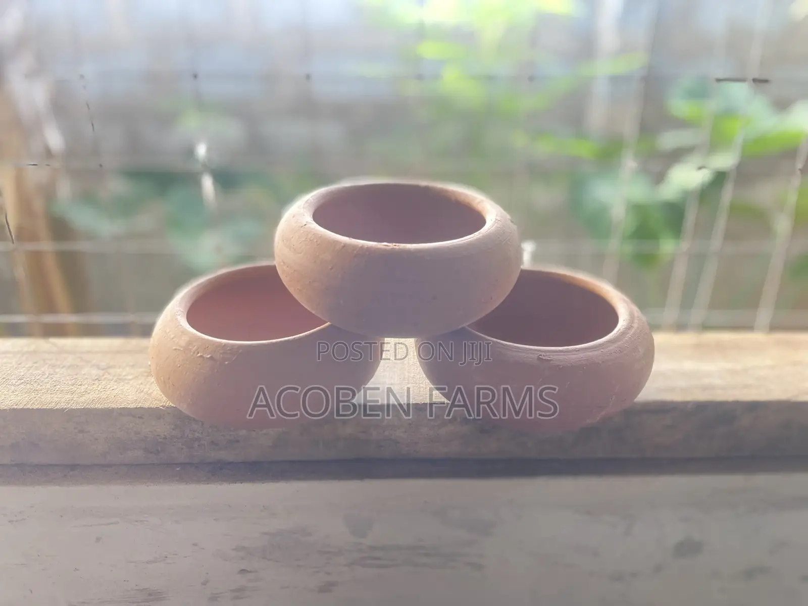 Rabbit Clay Feeding Pot