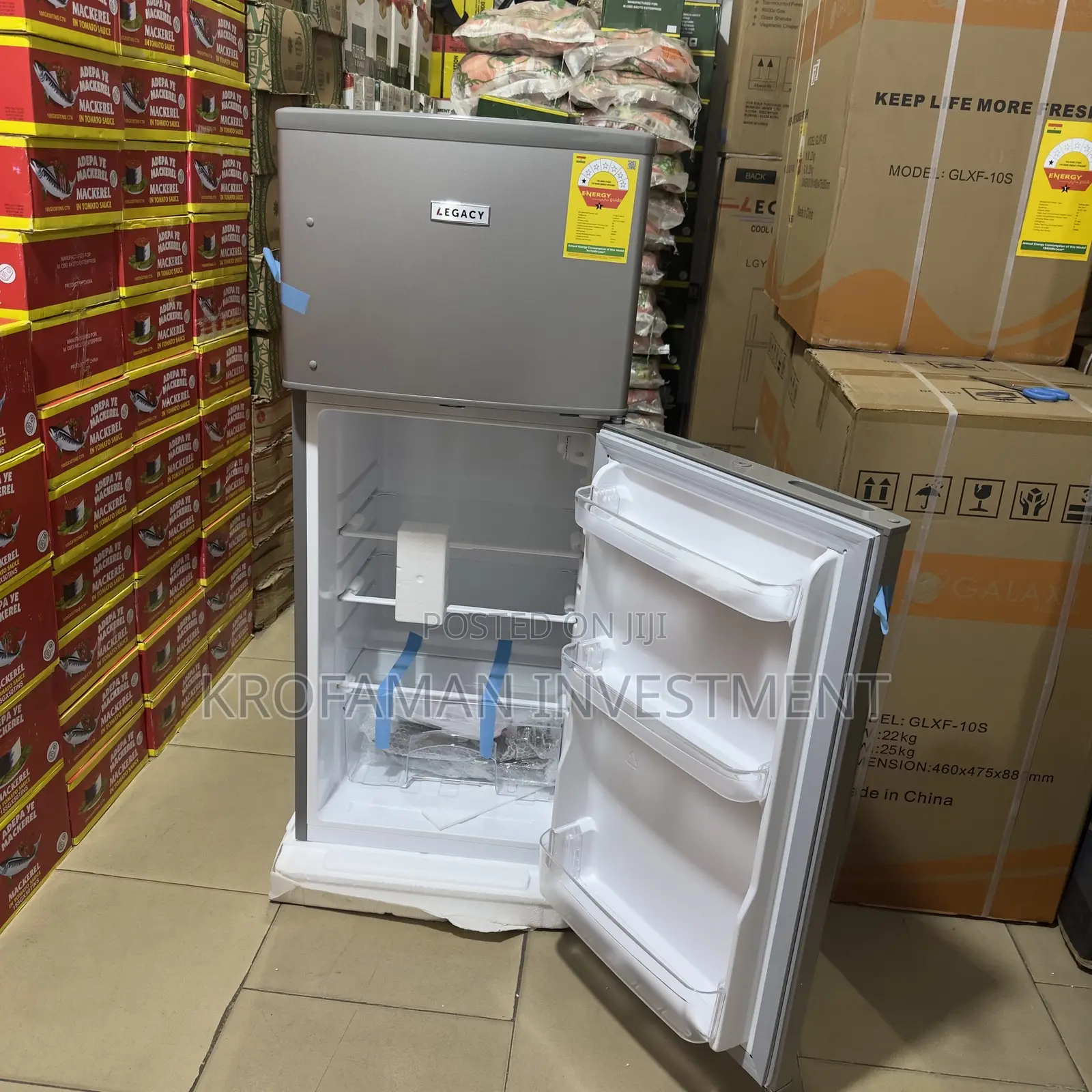 Legacy 121L Double Door Fridge