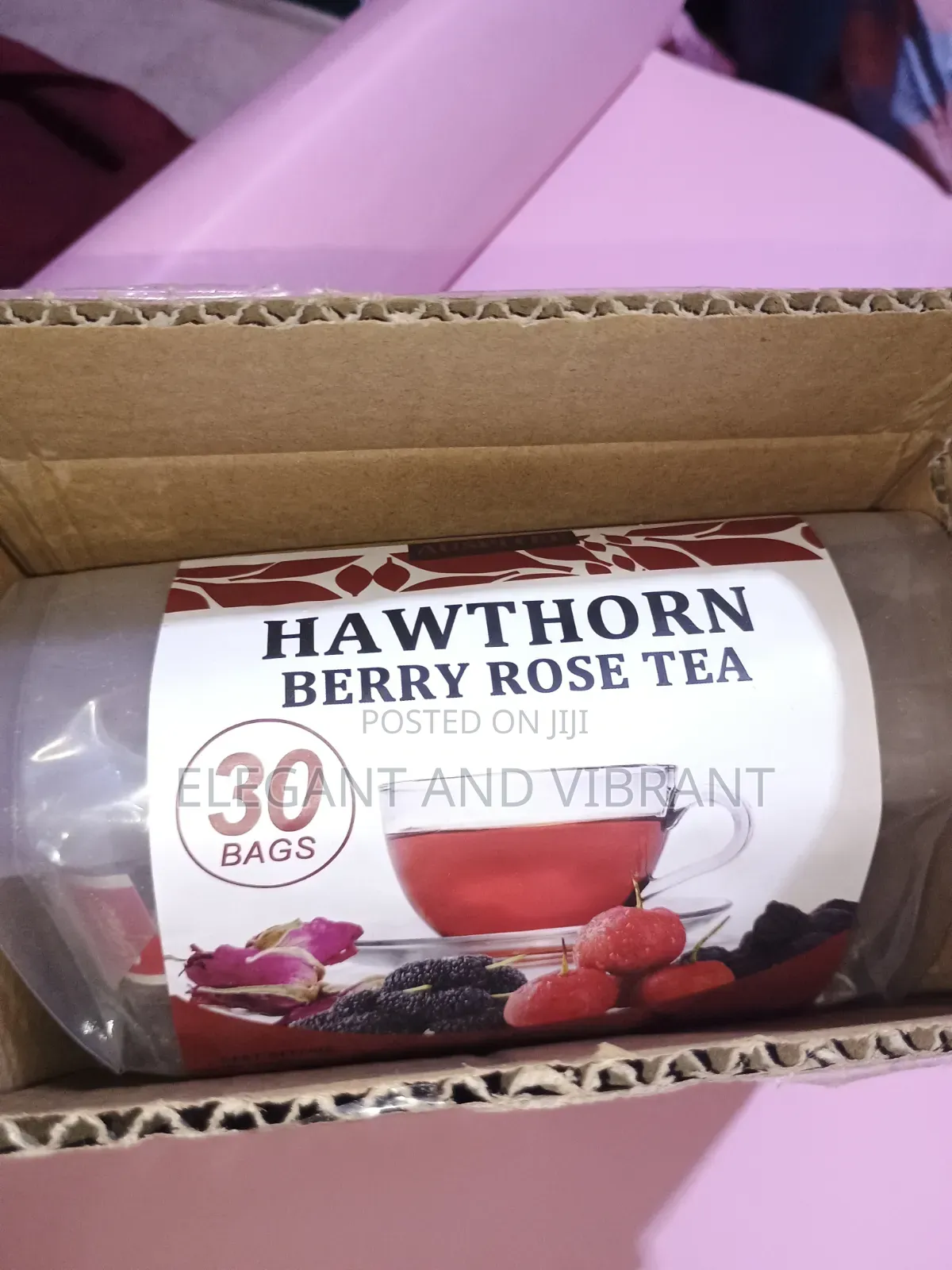 Hawthorn Berry Tea, 30 Tea Bags/300 Grams
