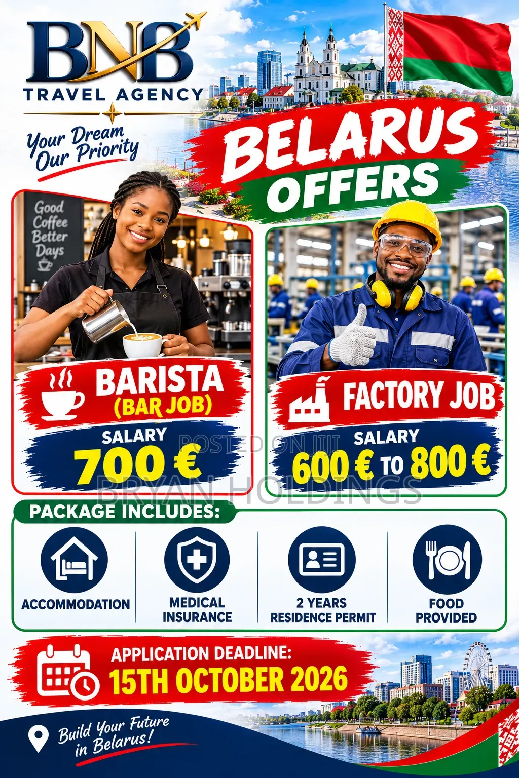 Belarus Work Visa