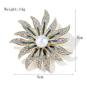 Saphire Soleil Brooch