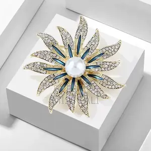 Saphire Soleil Brooch