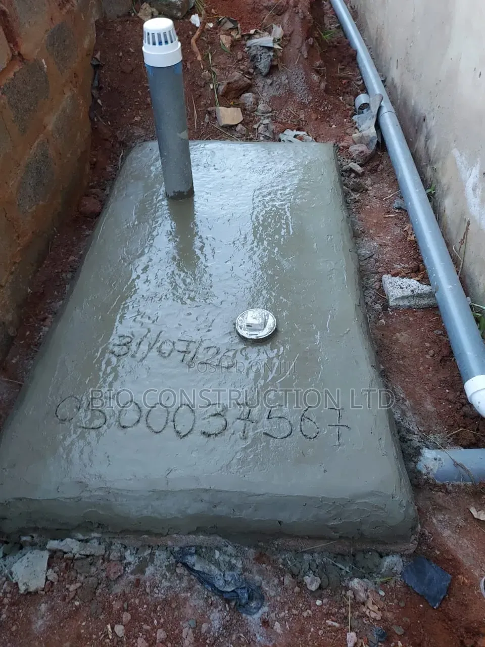 Round Culverts Biodigester Biogas Biofil Plumbing Toilet