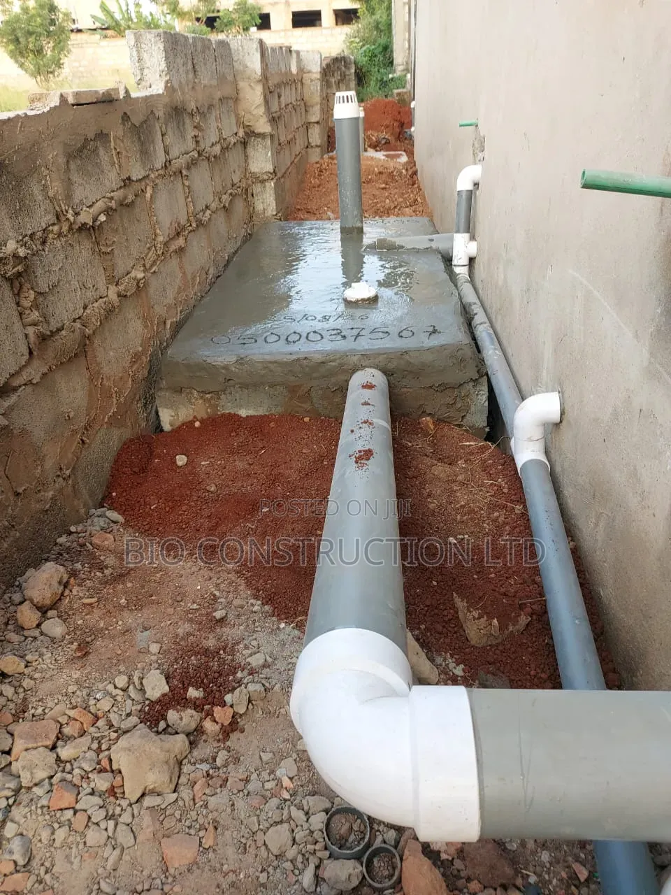 Round Culverts Biodigester Biogas Biofil Plumbing Toilet