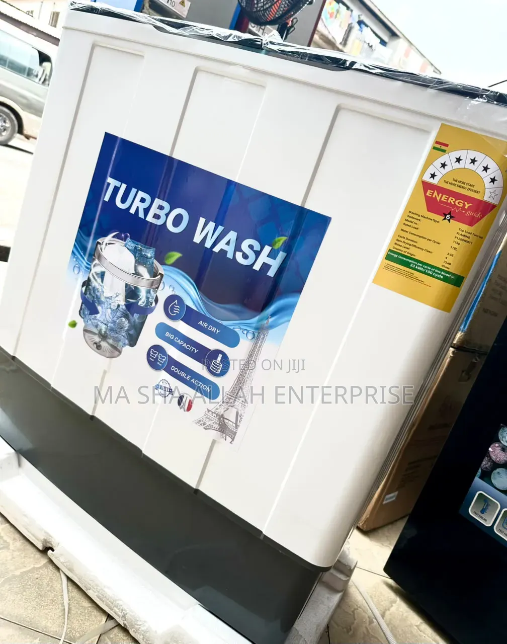 Powerful and Long Lasting 12kg Twin Tub Flamino Washing Machine