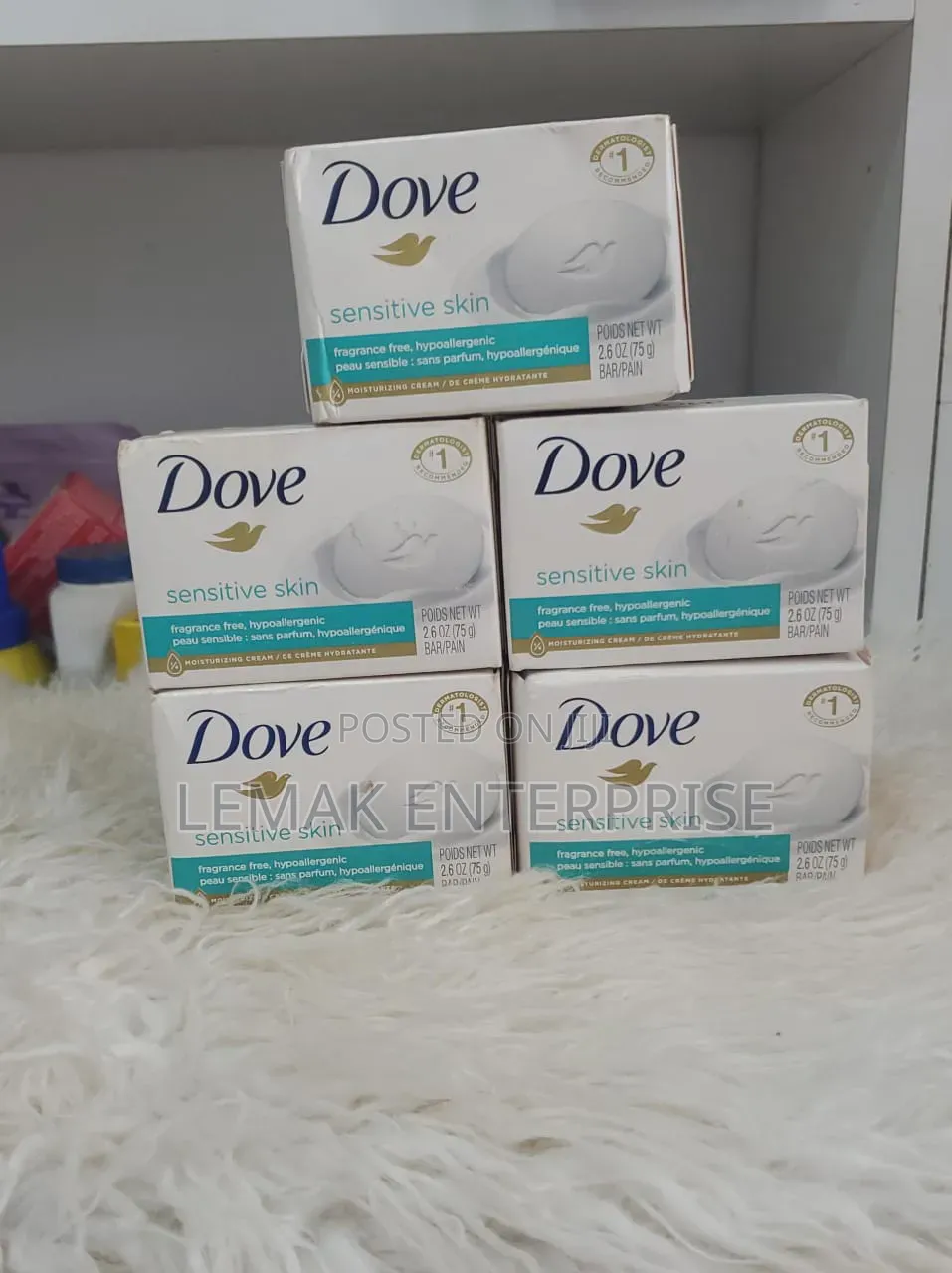 Dove Sensitive Skin Beauty Bar. 75 G