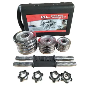 20kg Dumbbell Set Chrome Plated