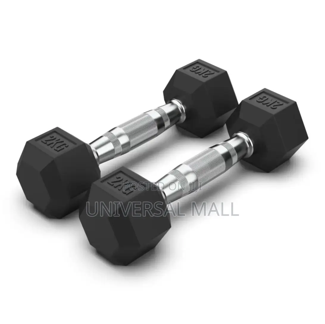 2 Kg Metal Dumbbells (Pair)