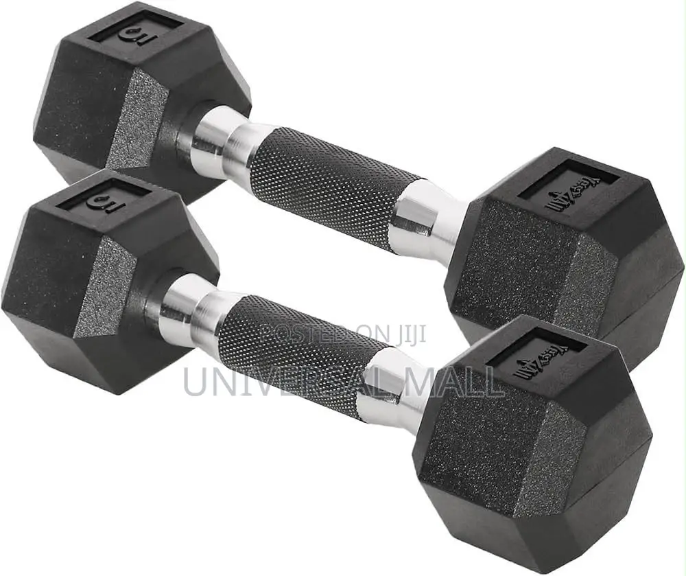 5kg Metal Dumbbells (Pair)