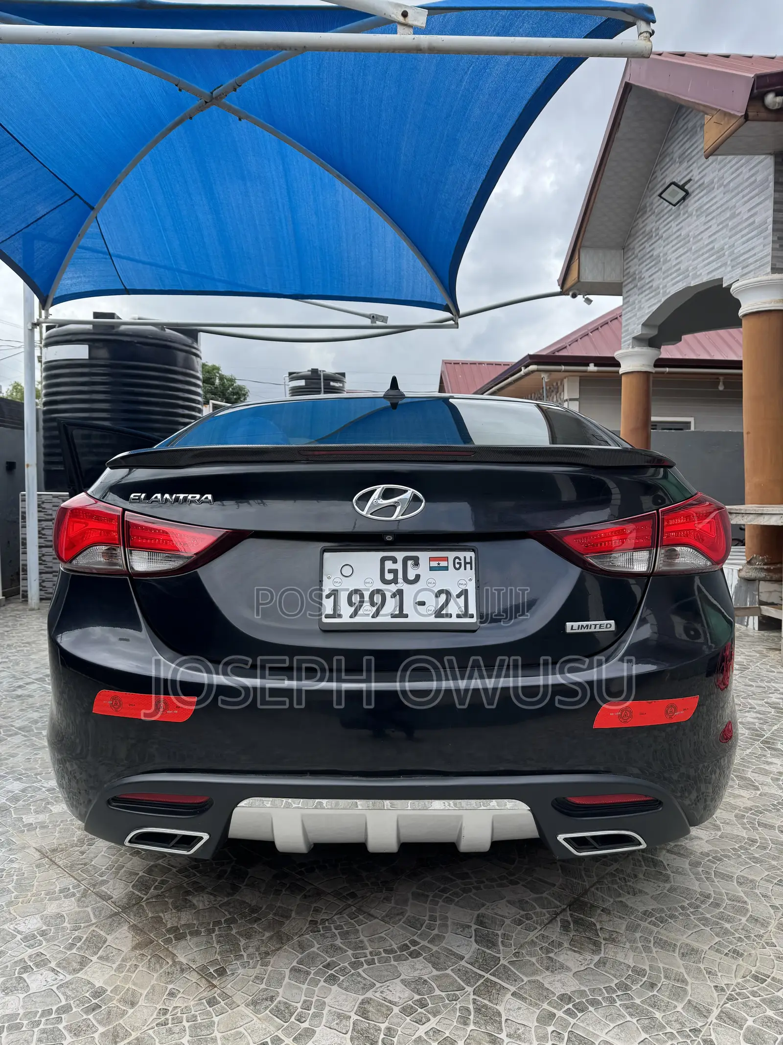 Hyundai Elantra Limited Sedan FWD (1.8L 4cyl 6A) 2013 Black