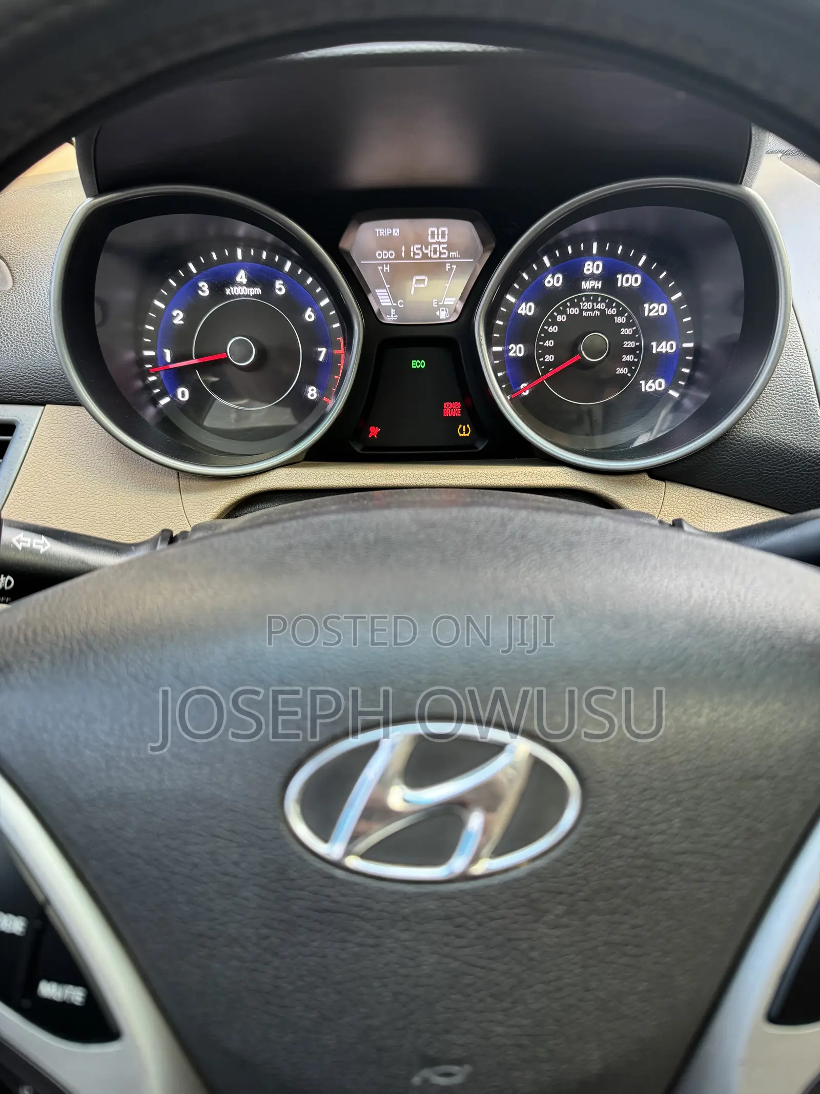Hyundai Elantra Limited Sedan FWD (1.8L 4cyl 6A) 2013 Black