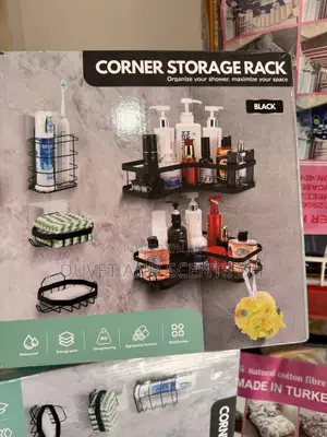 Bathroom Corner Storage Rack