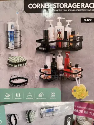 Bathroom Corner Storage Rack