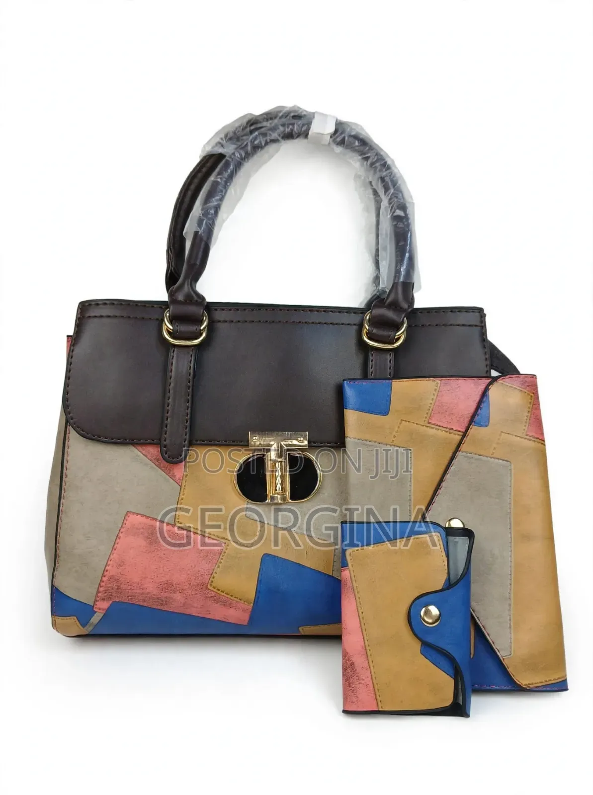 3 IN 1 Vintage Handbag Set- 6 Colours - Pay on Delivery