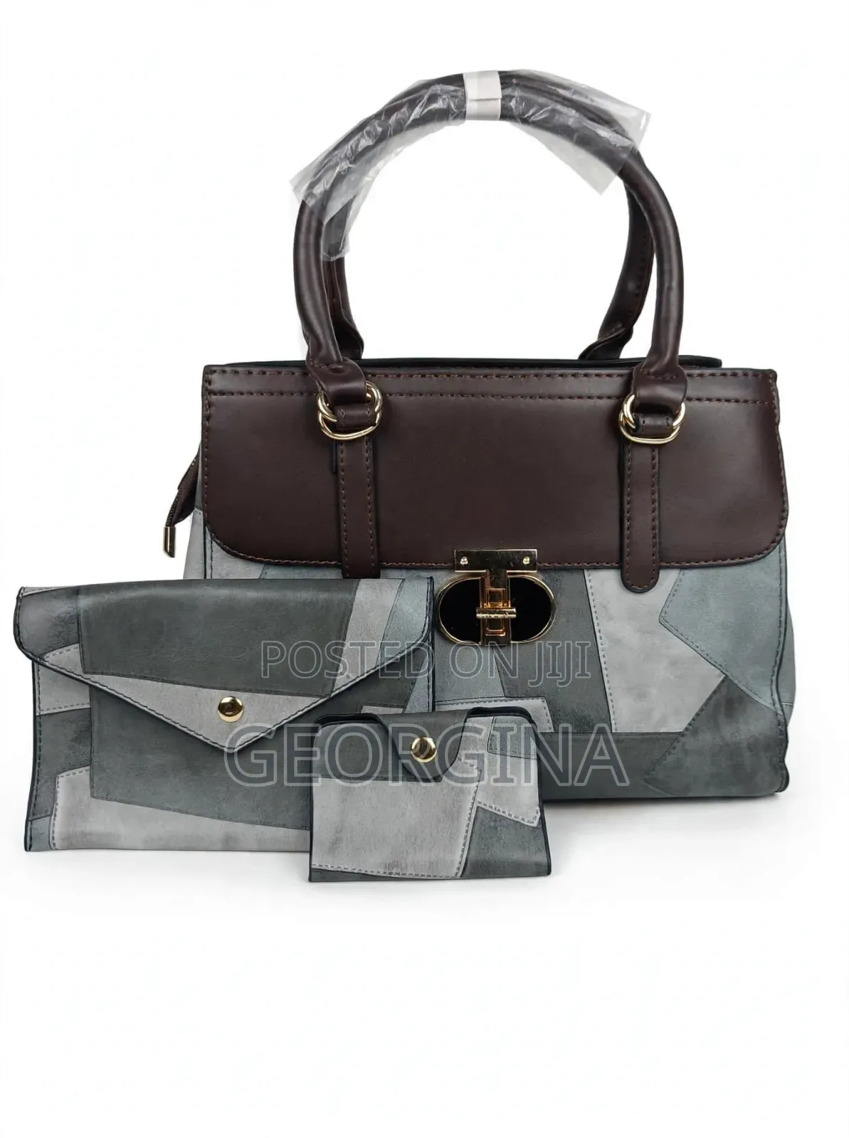 3 IN 1 Vintage Handbag Set- 6 Colours - Pay on Delivery