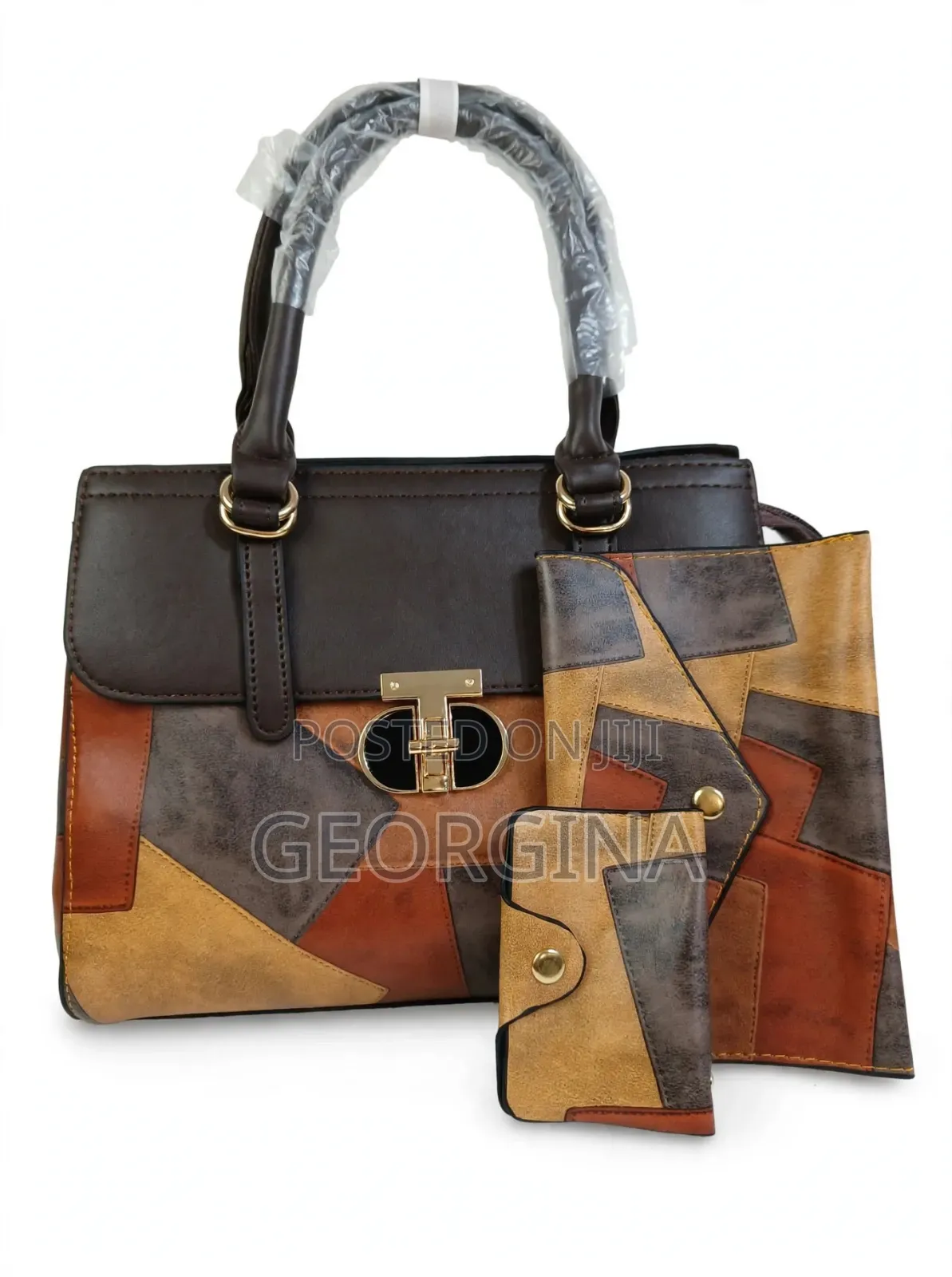 3 IN 1 Vintage Handbag Set- 6 Colours - Pay on Delivery