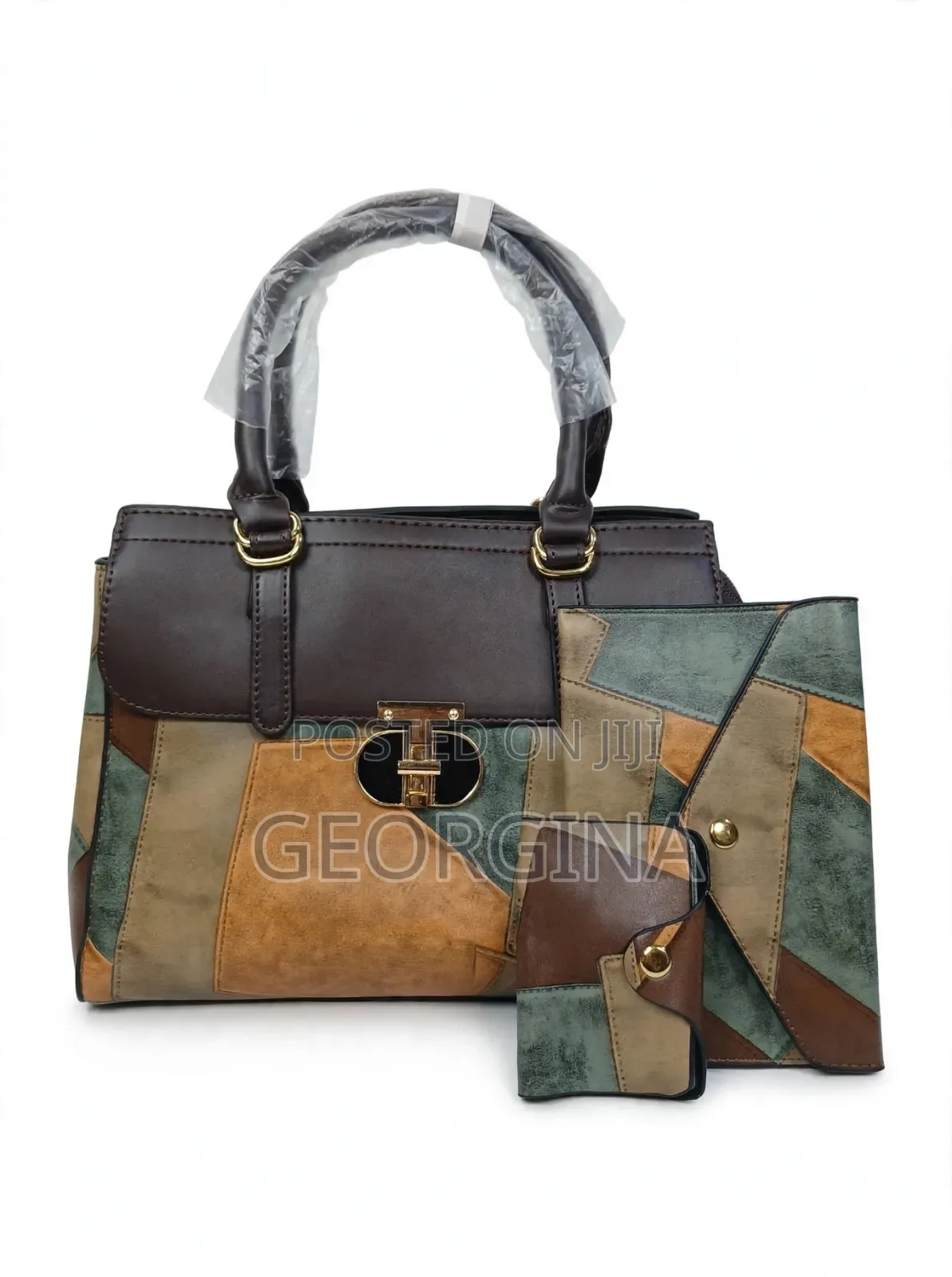 3 IN 1 Vintage Handbag Set- 6 Colours - Pay on Delivery