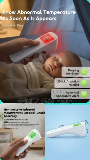 Oraimo TempEase Infrared Forehead Thermometer Dual Mode Body Object