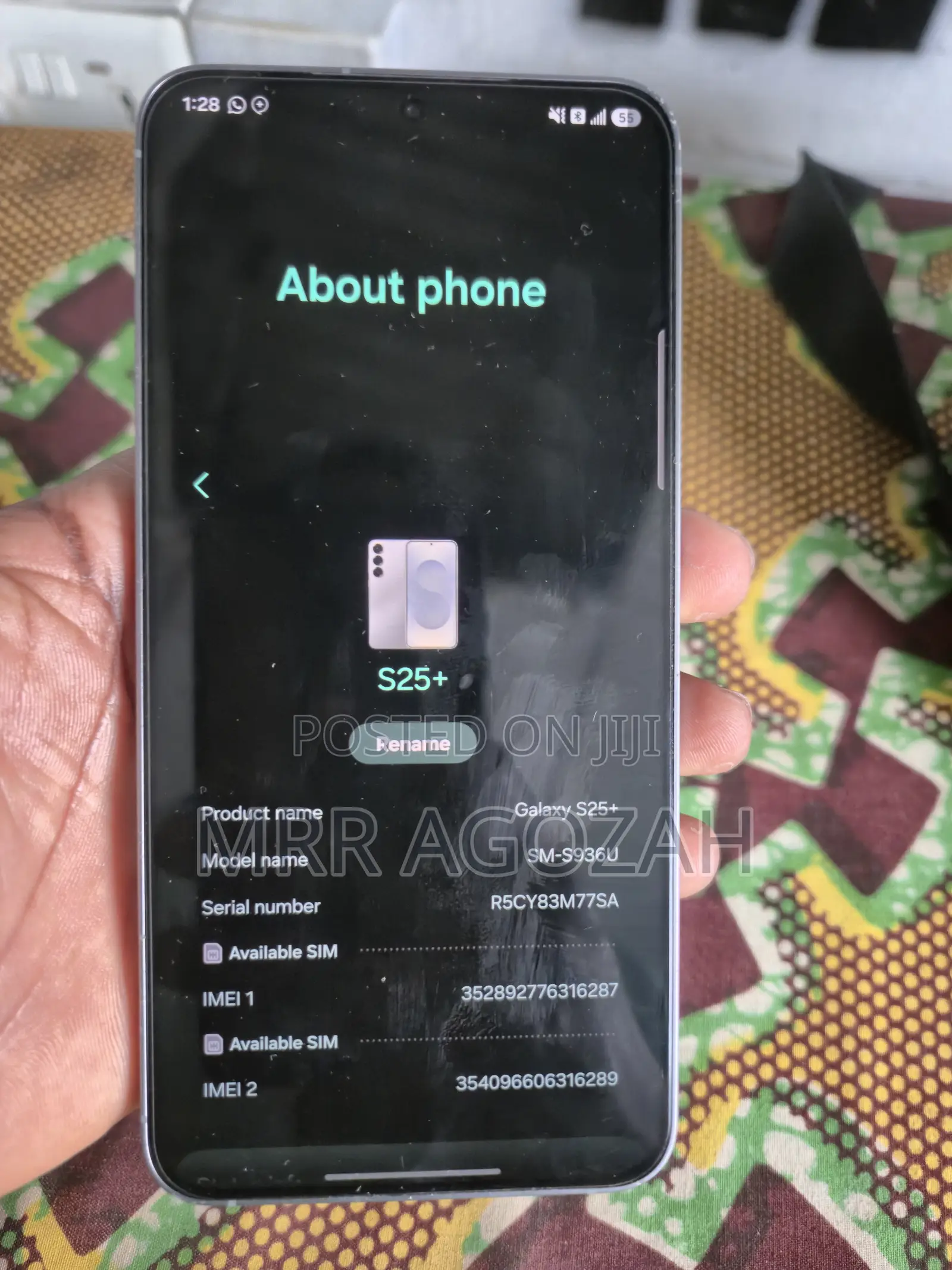 Samsung Galaxy S25+ 256 GB Silver