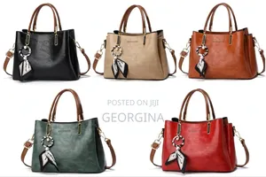 GP-SCARF-01-05 - Office Bag With Scarf - 5 Colours - Tote + Crossbody