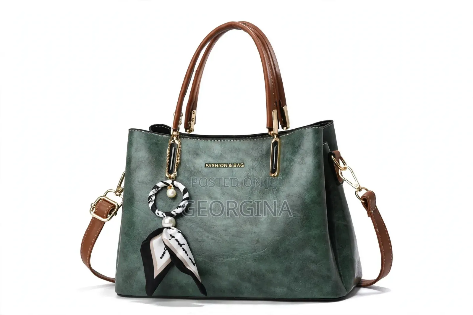 GP-SCARF-01-05 - Office Bag With Scarf - 5 Colours - Tote + Crossbody