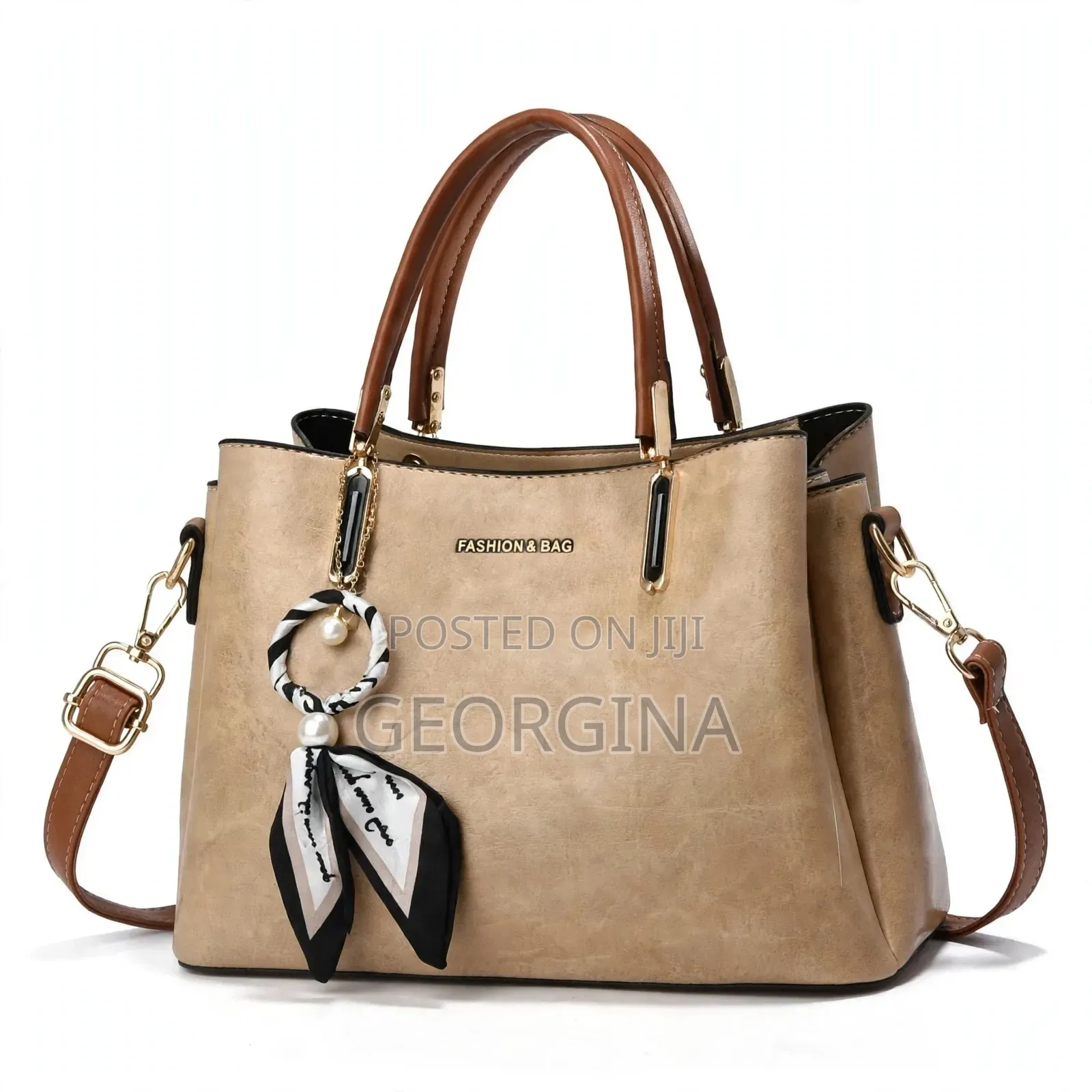 GP-SCARF-01-05 - Office Bag With Scarf - 5 Colours - Tote + Crossbody
