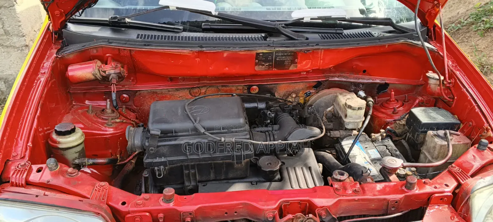 Hyundai Atos 2010 Red