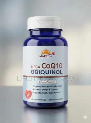 Maple Life Mega CoQ10 Ubiquinol (200 Mg, 60 Softgels)