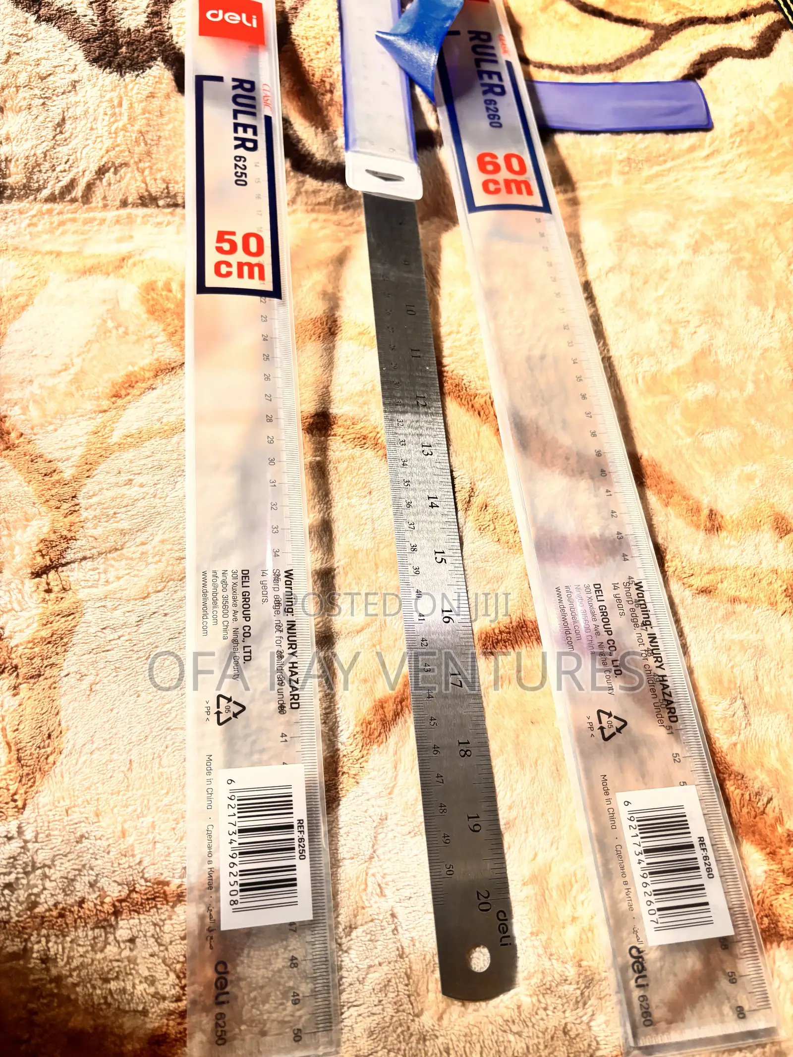 20inch/50cm Anti Rust Steel Ruler