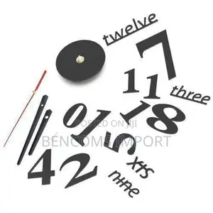 3D Wall Clock – Modern DIY Wall Clock for Living Room