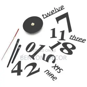 3D Wall Clock – Modern DIY Wall Clock for Living Room