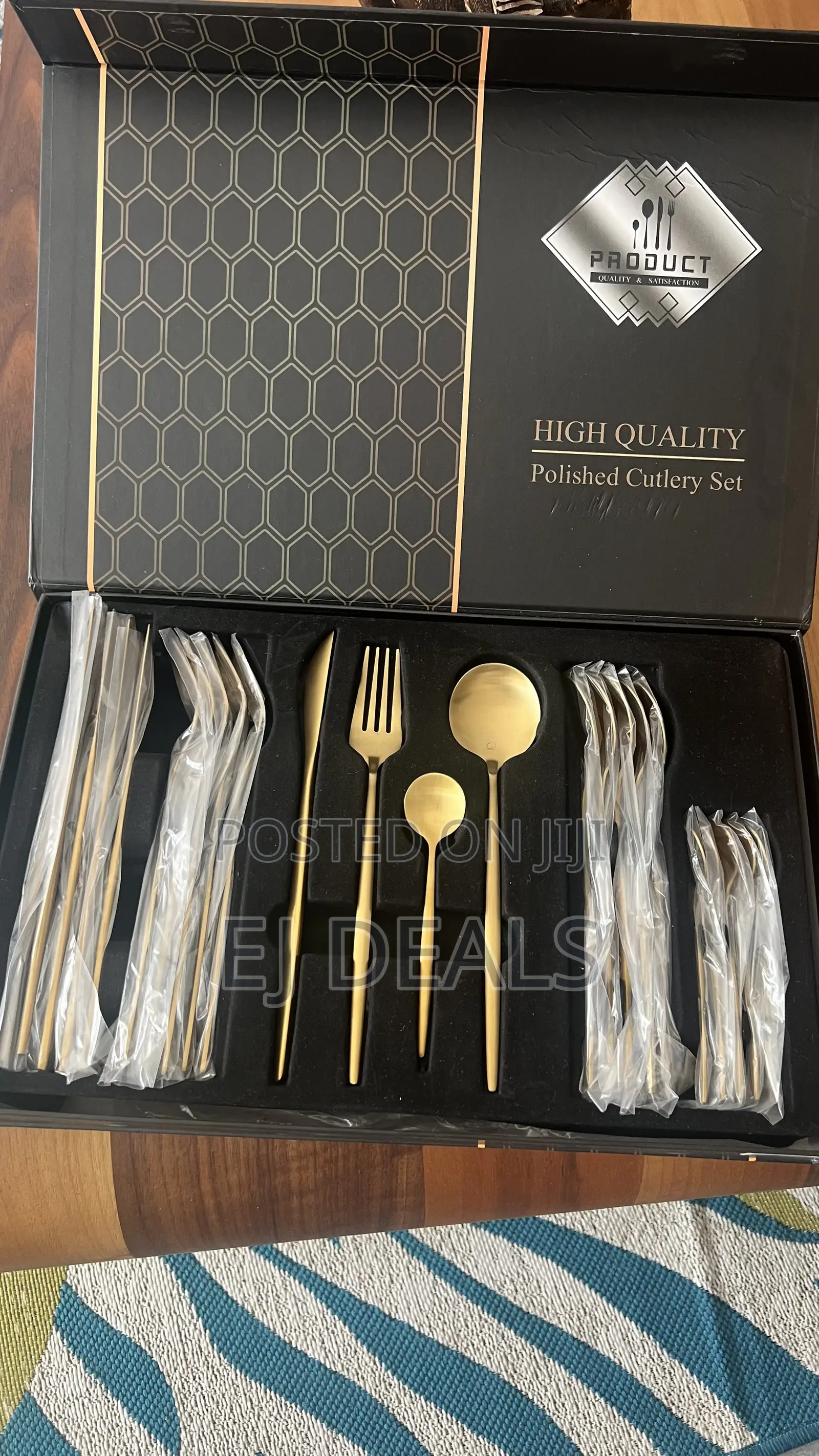 Cutlery Set High Quality Gold Plated