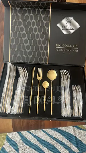 Cutlery Set High Quality Gold Plated