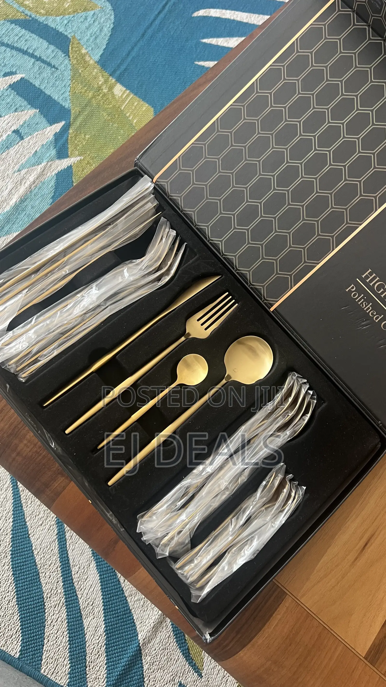 Cutlery Set High Quality Gold Plated