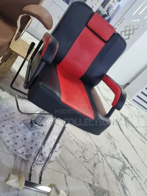Barber Chair With Adjustable Headrest