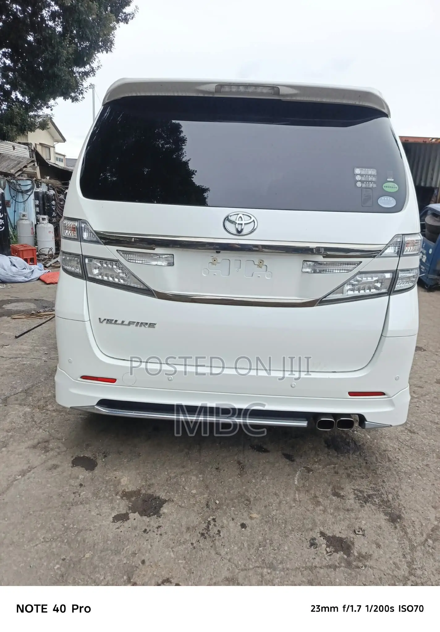 Toyota Vellfire 2013 White