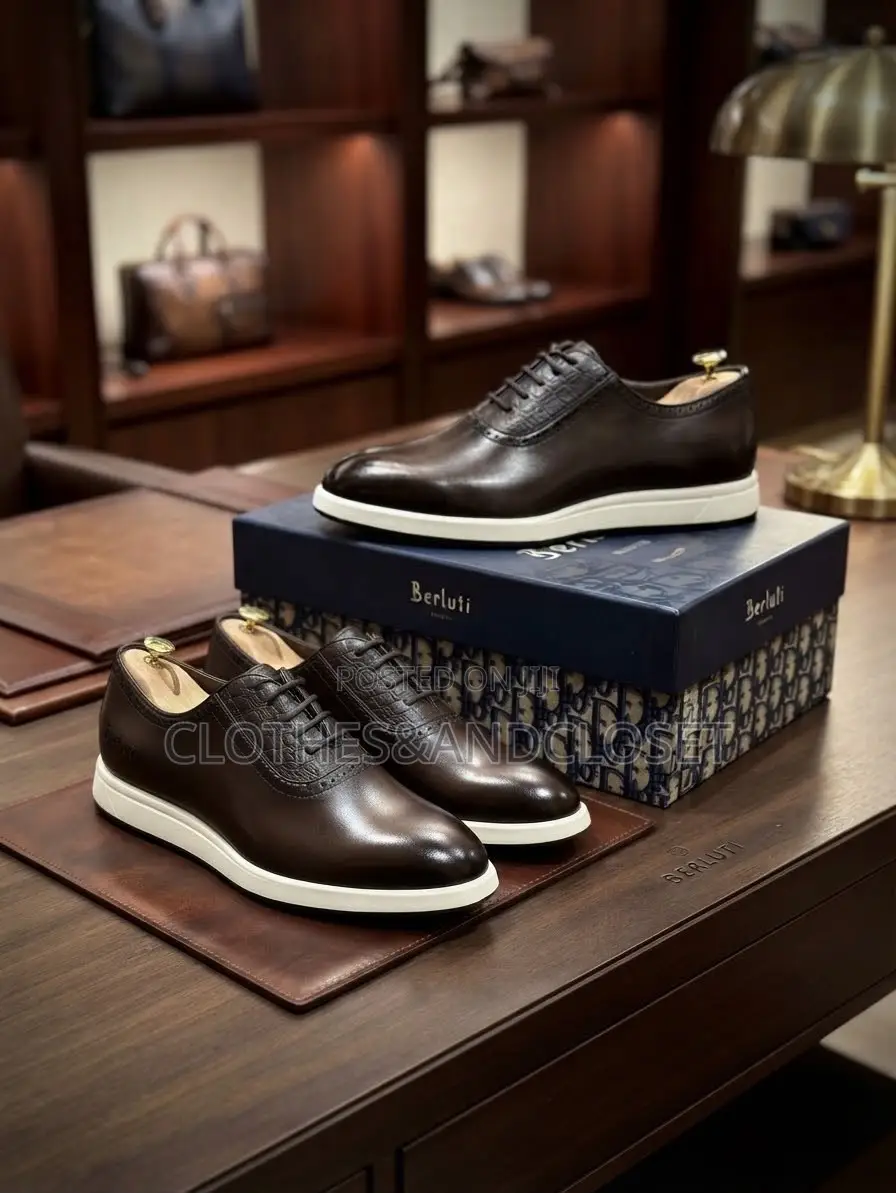 Dark Coffee Leather Hybrid Dress Shoes