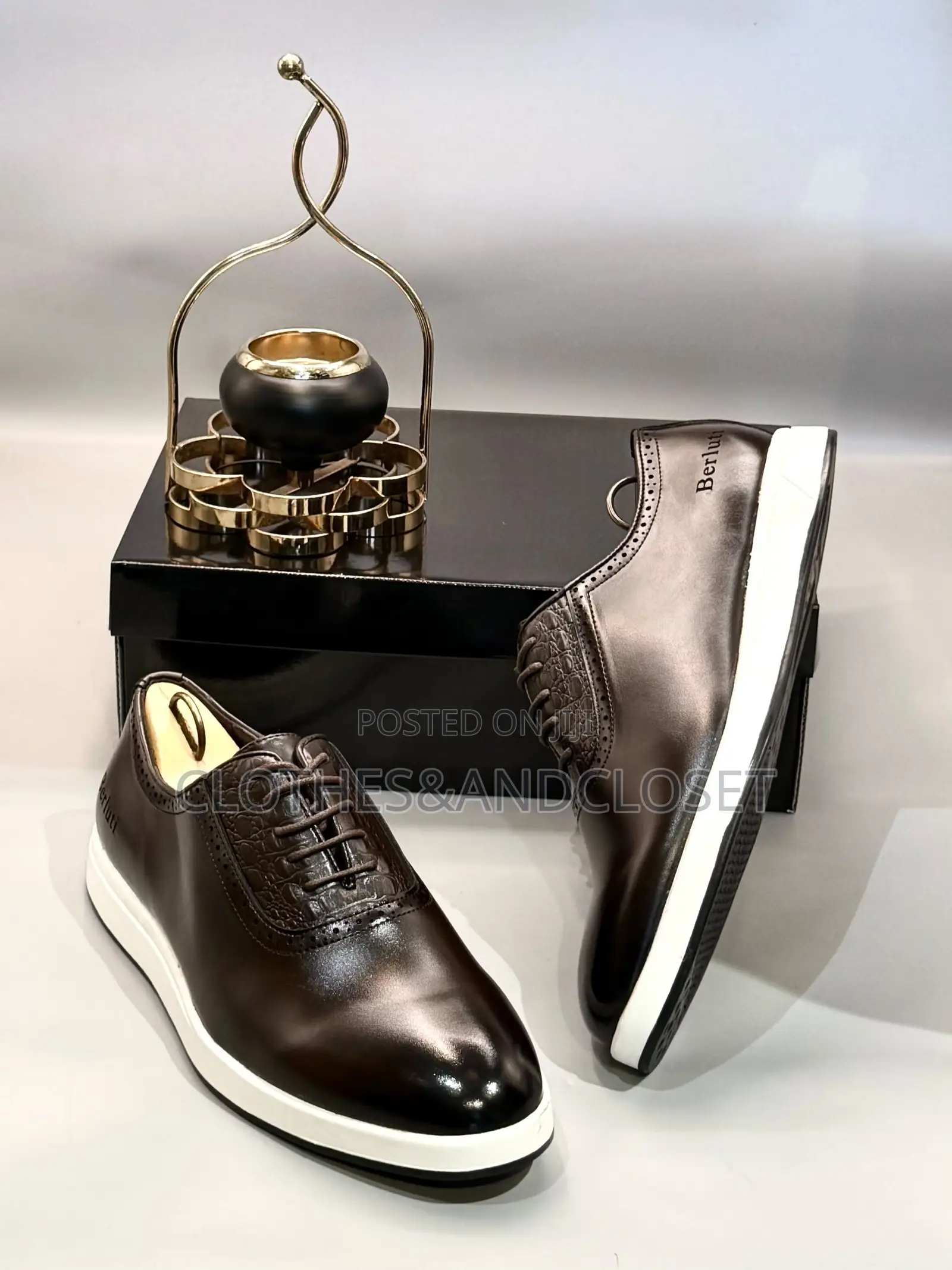 Dark Coffee Leather Hybrid Dress Shoes