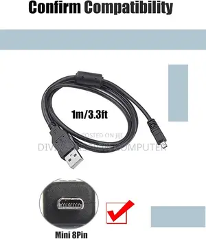Camera USB Data Cable 8pin